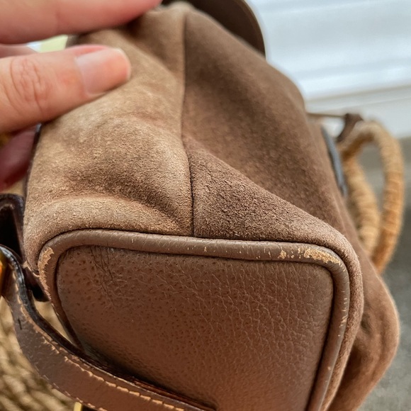 🤎 Gucci Bamboo Suede Backpack 🤎 - Picture 12 of 13
